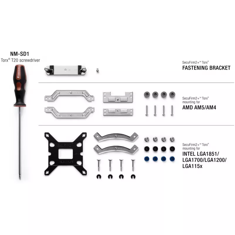 Kit de montaje Noctua NM-M1-MP78 Plata