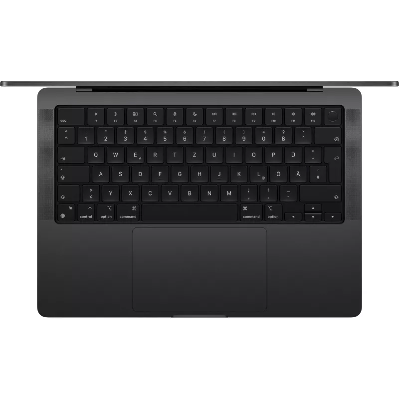 MacBook Pro 14 M4 Max, Space Black, M4 Max (14-CPU/32-GPU), 36 GB, 1 TB, Alemán, 96W USB-C fuente de alimentación, MX2K3D/A