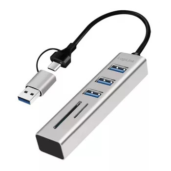 Hub USB 3.0 USB-A, ranura SD/microSD, 2 en 1