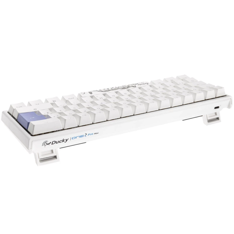 Teclado Ducky DKON2061ST gaming USB QWERTZ alemán blanco