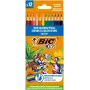 Lápices de colores BIC Kids Smooth 12 colores set