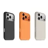 Funda protectora MagSafe Crong para iPhone 17 Pro – naranja