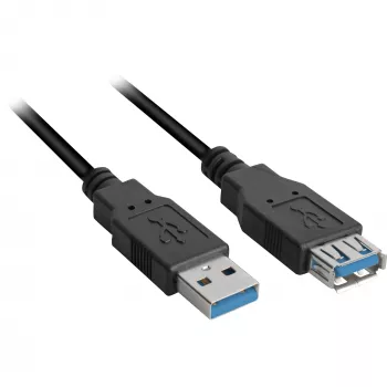 Cable USB Sharkoon 3 m 2xUSB3.0-A
