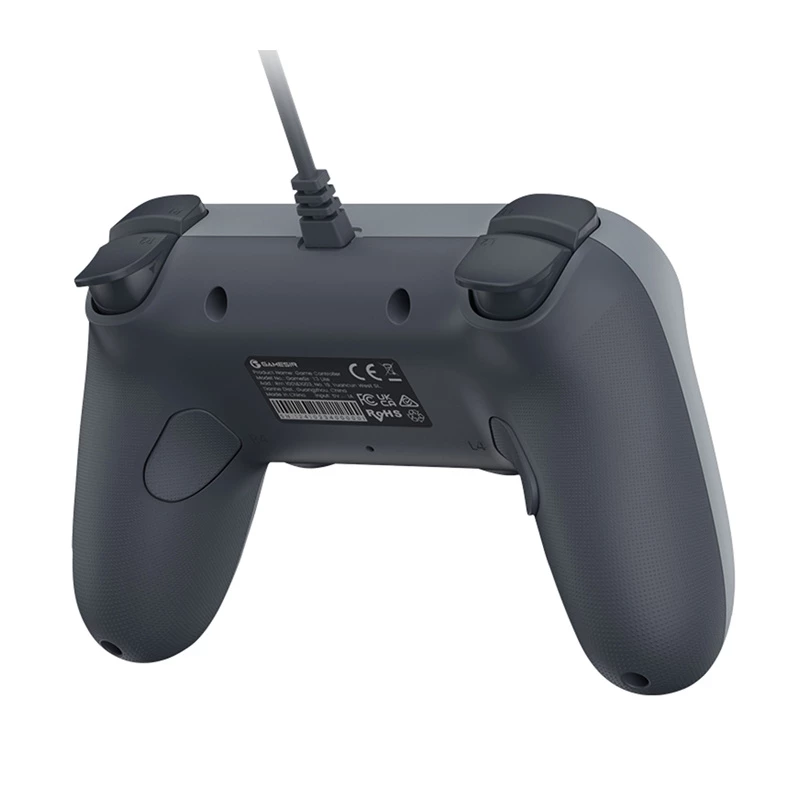 Mando con cable GameSir T3 GY — diseño ergonómico, compatible con PC