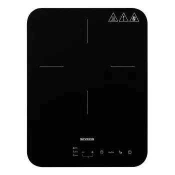 Placa de inducción SEVERIN KP 1032, 1 zona control táctil, 220 mm Ø, 2000 W, placa de cristal, de sobremesa