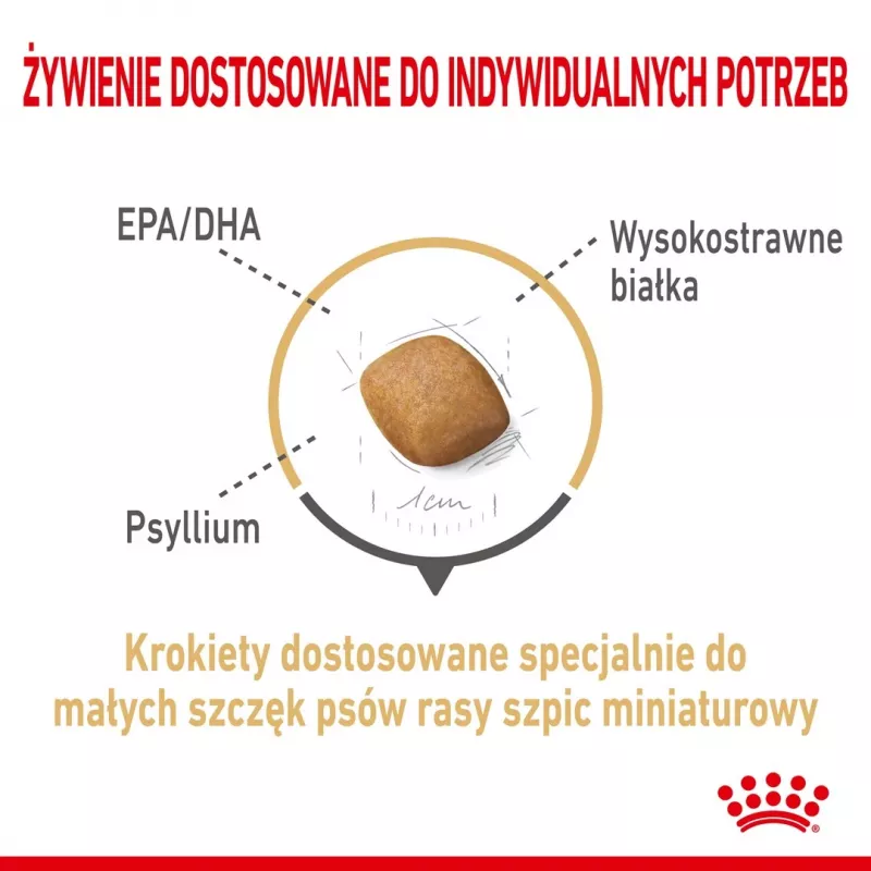 Comida seca Royal Canin Pomeranian Adult 3 kg – fórmula para razas pequeñas para pomeranias adultos