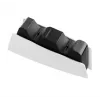 Base de carga FIXED FIXPS5-DCC-BW para PlayStation 5 con cable negra blanca