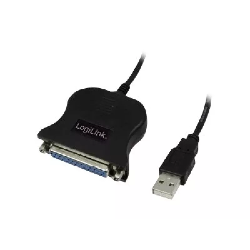 LogiLink UA0054A Cable paralelo negro 1,8 m
