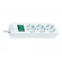 brennenstuhl Eco-Line - Regleta de enchufes - Tomas de salida: 3 - Cable de 1,5m - blanco (1152320400)