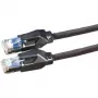 DTWYLER cable de parcheo Cat.6 clase E S/FTP CU 7702 flex LSOH Hirose TM21 negro 2m