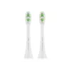 Cabezales de cepillo de dientes ETA WhiteClean 2 uds. — verde/blanco, cerdas suaves, compatibles con modelos ETA