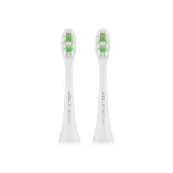 Cabezales de cepillo de dientes ETA WhiteClean 2 uds. — verde/blanco, cerdas suaves, compatibles con modelos ETA