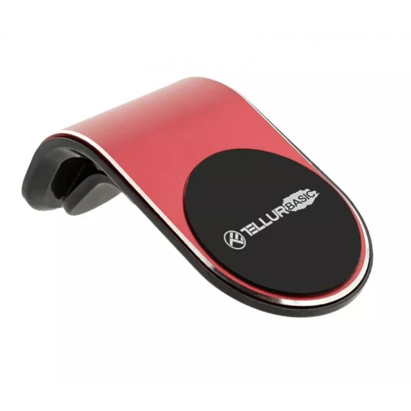 Soporte magnético para coche Tellur MCM7 para salida de aire, rojo