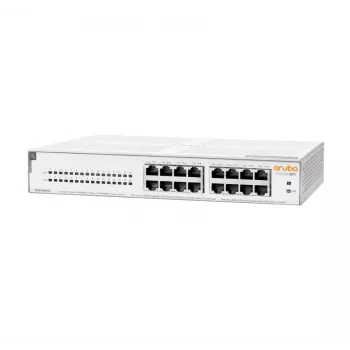 HPE Aruba Networking Aruba Instant On 1430 16G Class4 PoE 124W no gestionado L2 Gigabit Ethernet (10/100/1000) Power over Ethernet (PoE) 1U blanco