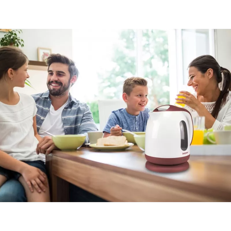 Hervidor eléctrico Beper 1,7L 2200W negro