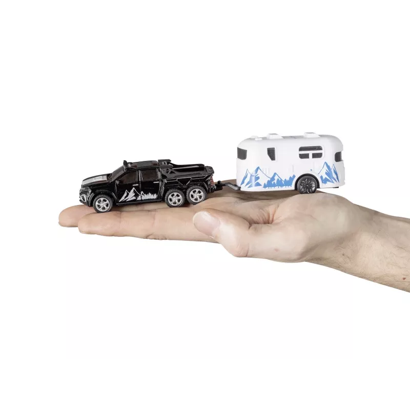 Coche RC con caravana REVELL 23566 — mini modelo teledirigido, a pilas, vehículo de juguete
