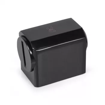 Alphacool adaptador de perfil bajo a 90°, G1/4 macho a G1/4 hembra, giratorio, negro (17578)