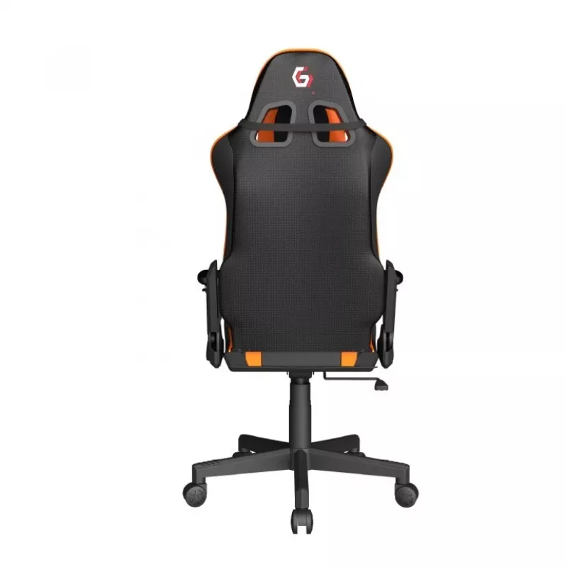 Silla gaming GEMBIRD GC-SCORPION-04X negro-naranja diseño ergonómico, asiento ajustable, respaldo alto