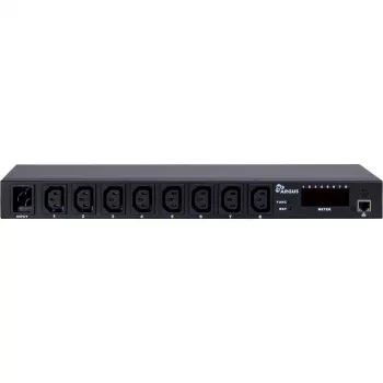 Inter-Tech SW-0816 Unidad de distribución de energía (PDU) 8 tomas AC Negro