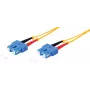 Cable de parcheo ShiverPeaks 77824 fibra óptica dúplex SC/SC 9/125 µm OS1/OS2 3,0 m