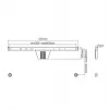 Soporte de pared fijo y delgado para TV Gembird WM-S80F-01 de 37–80" (2,03 m), VESA hasta 600x400, máx. 50 kg, negro