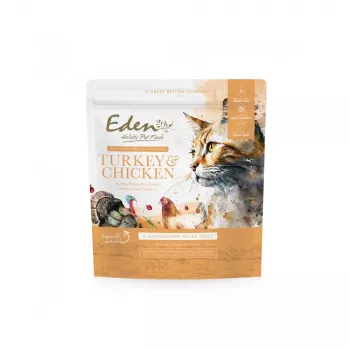 EDEN Turkey & Chicken - pienso seco para gatos - 1,5 kg