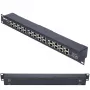 Inyector PoE Gigabit Extralink 12 puertos 12x 1000Mb/s RJ45, rack