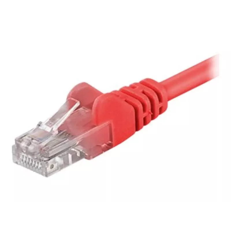 Cable de red GOOBAY CAT5e 1,5 m RJ-45 — rojo
