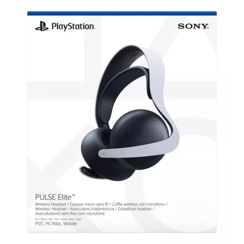 Sony PULSE Elite auriculares con cable e inalámbricos diadema gaming Bluetooth base de carga negro, blanco
