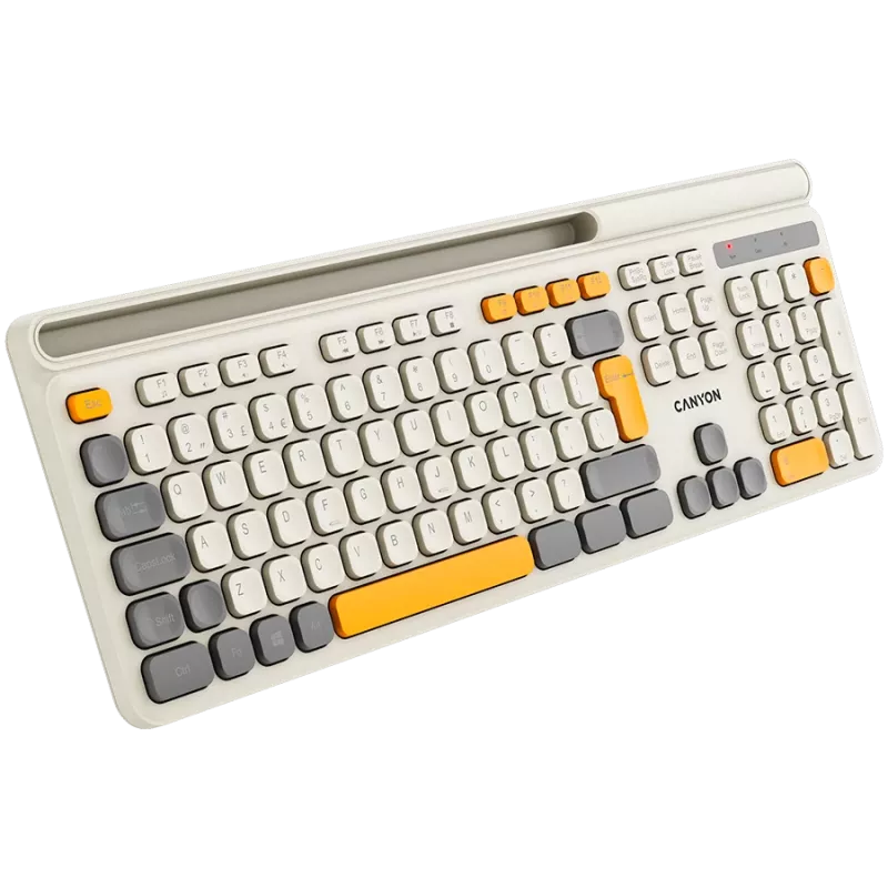 Teclado CANYON HKB-W03 EN AAA inalámbrico beige