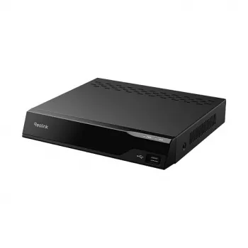 Grabador de vídeo en red Reolink RP-PN8-NHD — NVR PoE de 8 canales, máx. 4K, SATA hasta 32 TB, negro