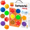 Pelotas sensoriales sin agujeros TULLO 8 uds.