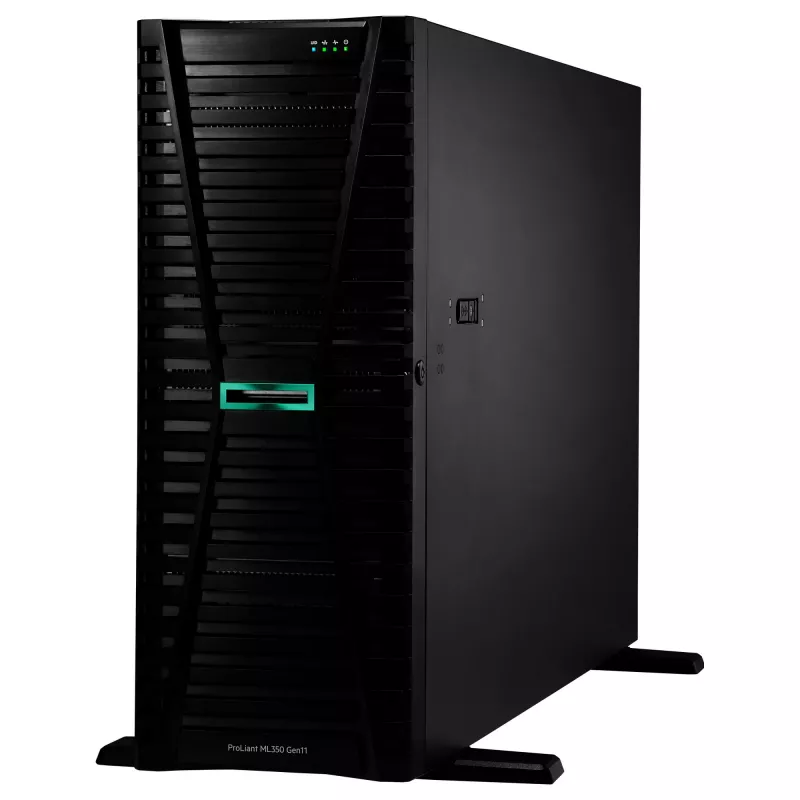 Servidor torre HP Enterprise ProLiant ML350 Gen11 Intel Xeon Silver 4510 2,4 GHz 12c 1P 64 GB DDR5 8x SFF 2x1000 W