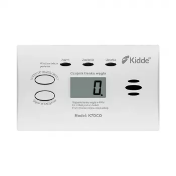 Detector de monóxido de carbono Kidde K7DCO con pantalla blanco