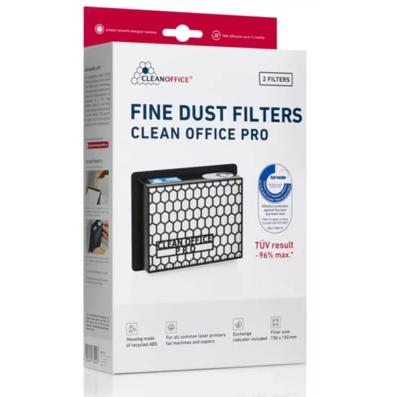Filtro de partículas finas de salida Clean Office Pro 2 uds.