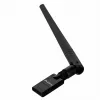 Adaptador USB Wi-Fi LANBERG NC-0300-WIE, USB 2.0, dos antenas externas de 5 dBi, Wi-Fi 300 Mbit/s, Ethernet/Wi-Fi, negro