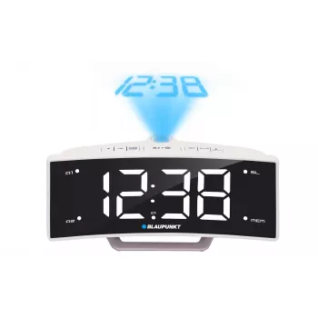 Blaupunkt CRP7WH reloj radio blanco y negro (CRP7WH)