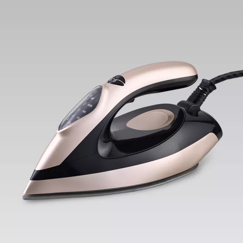 Maestro MR-320C Centro de planchado con vapor 2400 W 1,5 L suela cerámica Negro, oro rosa