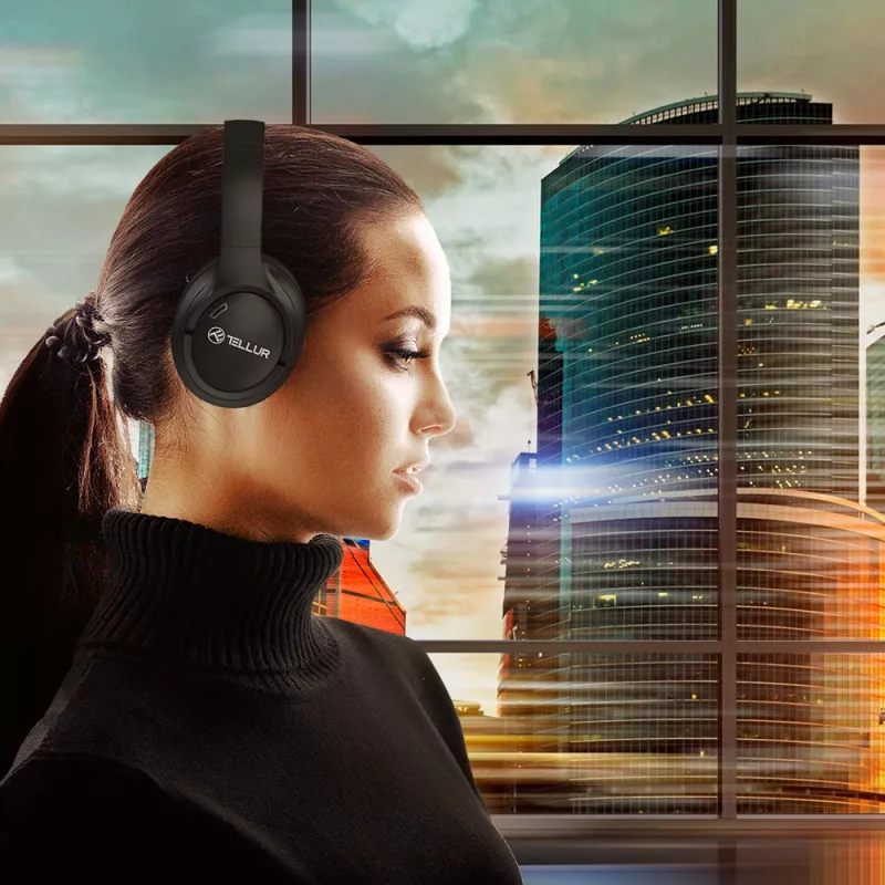 Auriculares Tellur Vibe Bluetooth over-ear ANC