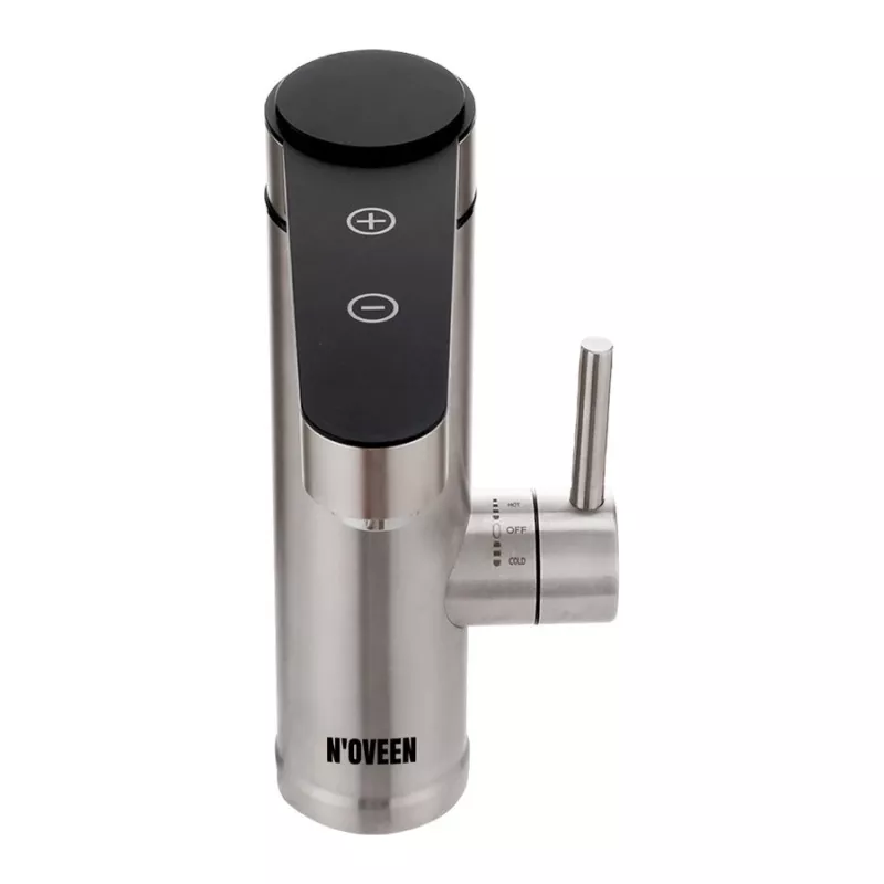 Calentador de agua eléctrico NOVEEN IWH960 3000W acero inoxidable, de sobremesa, indicador LED, IPX4