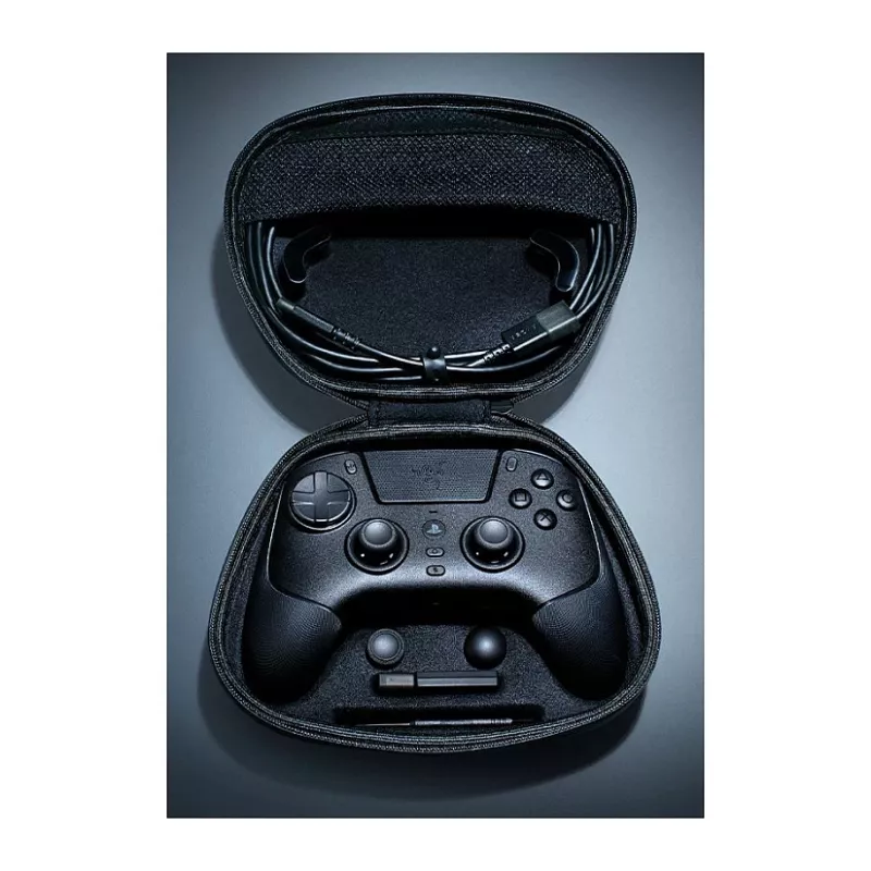 Razer Raiju V3 Pro mando inalámbrico para PS5/PC, botones Pro, diseño simétrico - negro