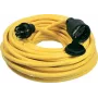 Cable alargador AS Schwabe [conector macho schuko - conector hembra schuko] amarillo 25,00 m 60351 (60351)