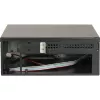 Caja de PC INTER-TECH S21 negra/plateada ATX compatible con 6 ventiladores