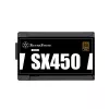 SilverStone SST-SX450-B - fuente de alimentación (interna) - ATX12V 2.4/ SFX12V - 80 PLUS Bronze - AC 90-265 V - 450 Watt - PFC activo - negro