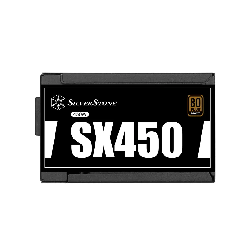 SilverStone SST-SX450-B - fuente de alimentación (interna) - ATX12V 2.4/ SFX12V - 80 PLUS Bronze - AC 90-265 V - 450 Watt - PFC activo - negro