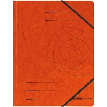 Archivador de anillas convencional Herlitz 972463 cartón naranja A4