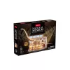 Puzle 3D LED Dante CubicFun NatMus Brachiosaurus 05447 – modelo de montaje educativo con luz LED