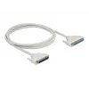 Cable serie DeLOCK 86883 beige 2 m D-Sub 37 pines