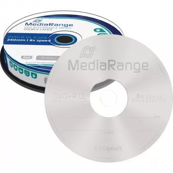 DVD+R DL MediaRange MR466 8,5 GB 10 uds.