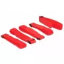 Cinta de velcro DeLOCK 18705 rojo 20 mm x 300 mm 5 unidades